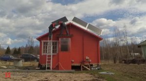 Солнечные панели для дачного дома в посёлке Каменка