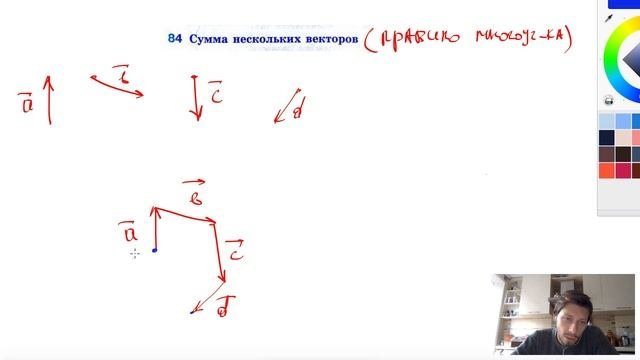 84. Сумма нескольких векторов