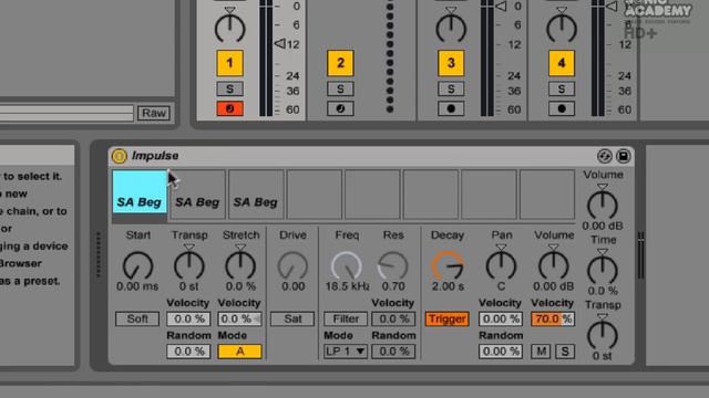 Ableton Live 9 For Beginners Level 1 Tutorial - Creating A Drum Beat смотреть онлайн