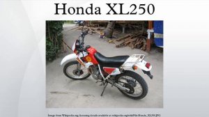 Honda XL250