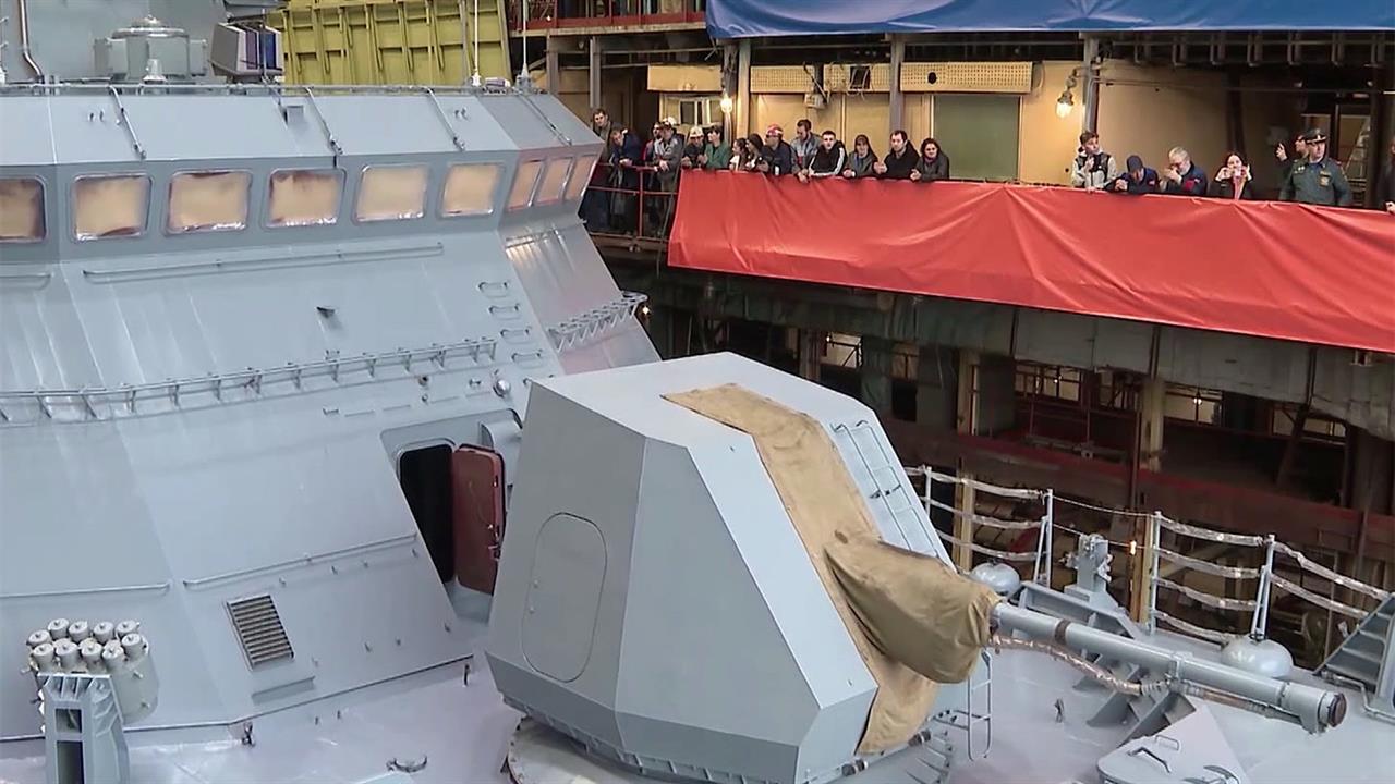 В Комсомольске-на-Амуре спустили на воду два малых ракетных корабля