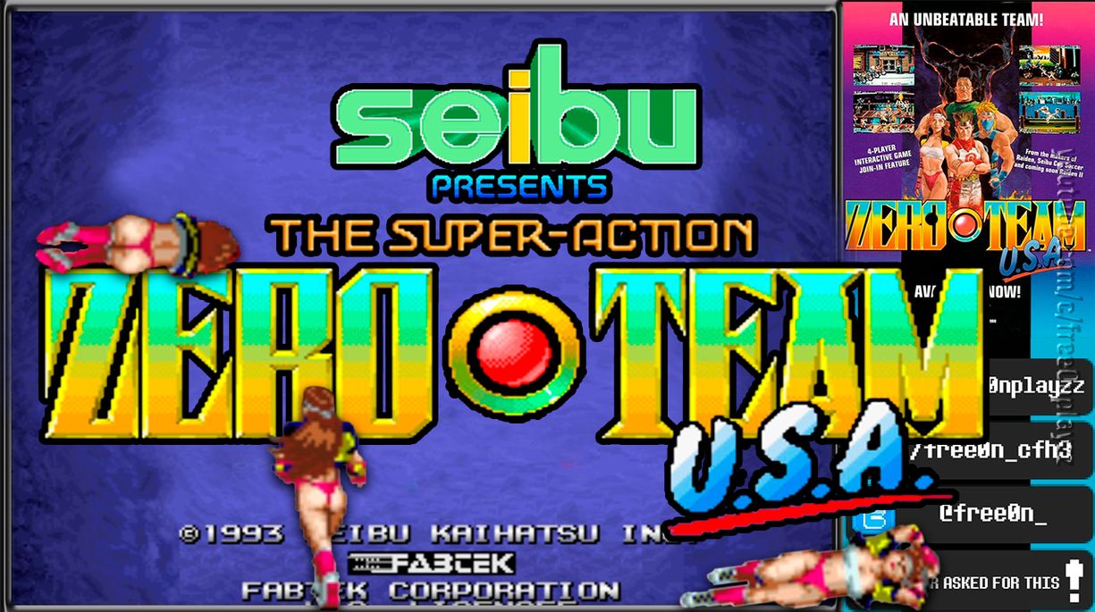 ZERO TEAM U.S.A (1993) - #АРКАДНЫЕ АВТОМАТЫ | ПРОХОЖДЕНИЕ | Ретро-игры смотреть онлайн