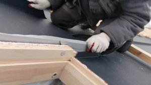 Обход мансардных окон на фальцевой кровле