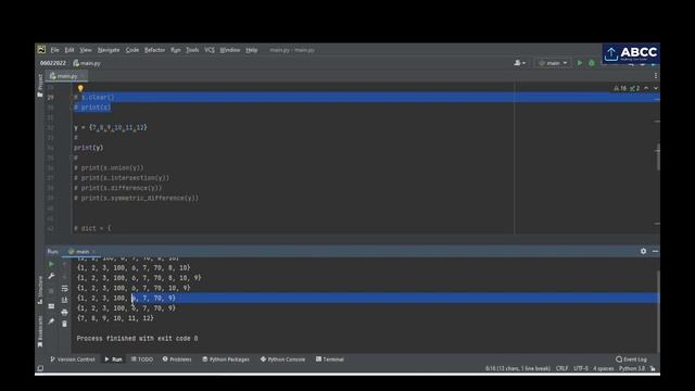 6. Set , and Dictionary data type in Python | Python for Beginners | Data type #Python #DataType