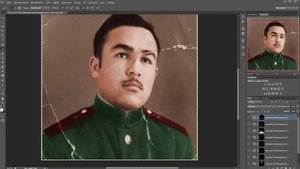 Восстановление старого фото в программе Photoshop. Реставрация фото! Без плагинов! (ТУТОРИАЛ)