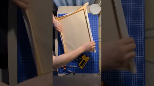 Как натянуть холст картины по номерам на подрамник. смотреть онлайн