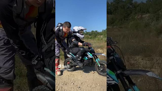 Разница между ездой сидя и стоя #эндуро #питбайк