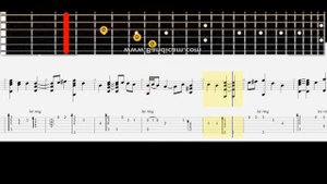 Forest Maiden theme # Acoustic guitar lesson note tabs