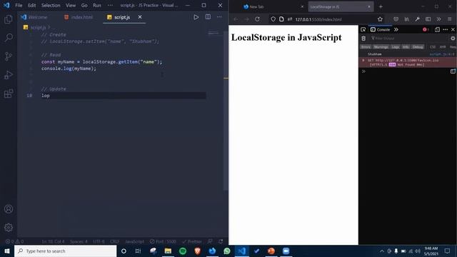 CRUD in localStorage | JavaScript | Web Developemt | Tutorial | IEMLabs