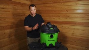 Тест сетевого строительного пылесоса Greenworks G120WDV