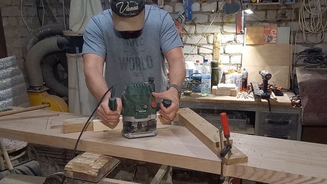 Фрезеровка лестничной тетивы под ступени и подступенки. смотреть онлайн