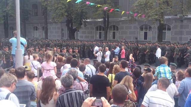 Киев присяга молодых офицеров смотреть онлайн