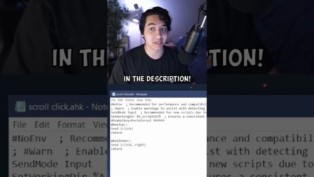 Minecraft: How to Bind scroll wheel to click