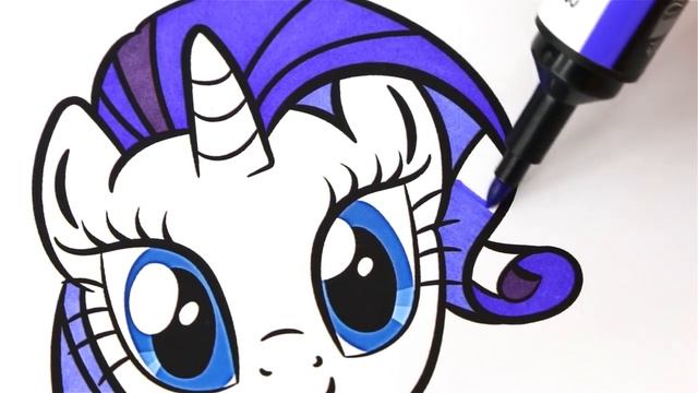 Раскрашиваем Рарити из Май Литл Пони смотреть онлайн
