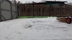 Снеговая лопата своими руками (на колесах)