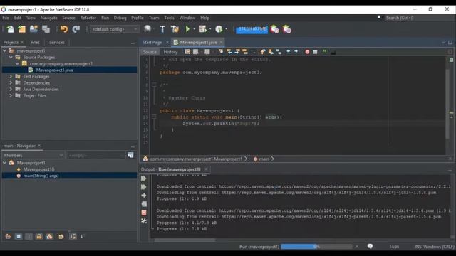 CS 162 Making Your First Maven Project in Netbeans смотреть онлайн