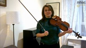 Natalia Lomeiko and the exposition to Tchaikovsky's famous violin concerto - the Canzonetta: Andant