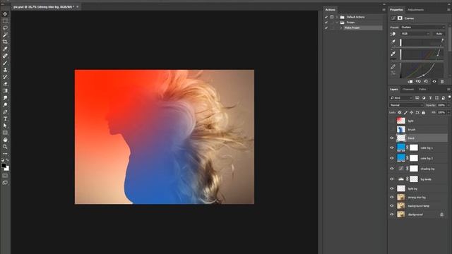 Frozen Photoshop Action Tutorial смотреть онлайн