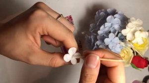 Холодный фарфор/#алинаТесаева/красота в мелочах букет цветов из холодного фарфора