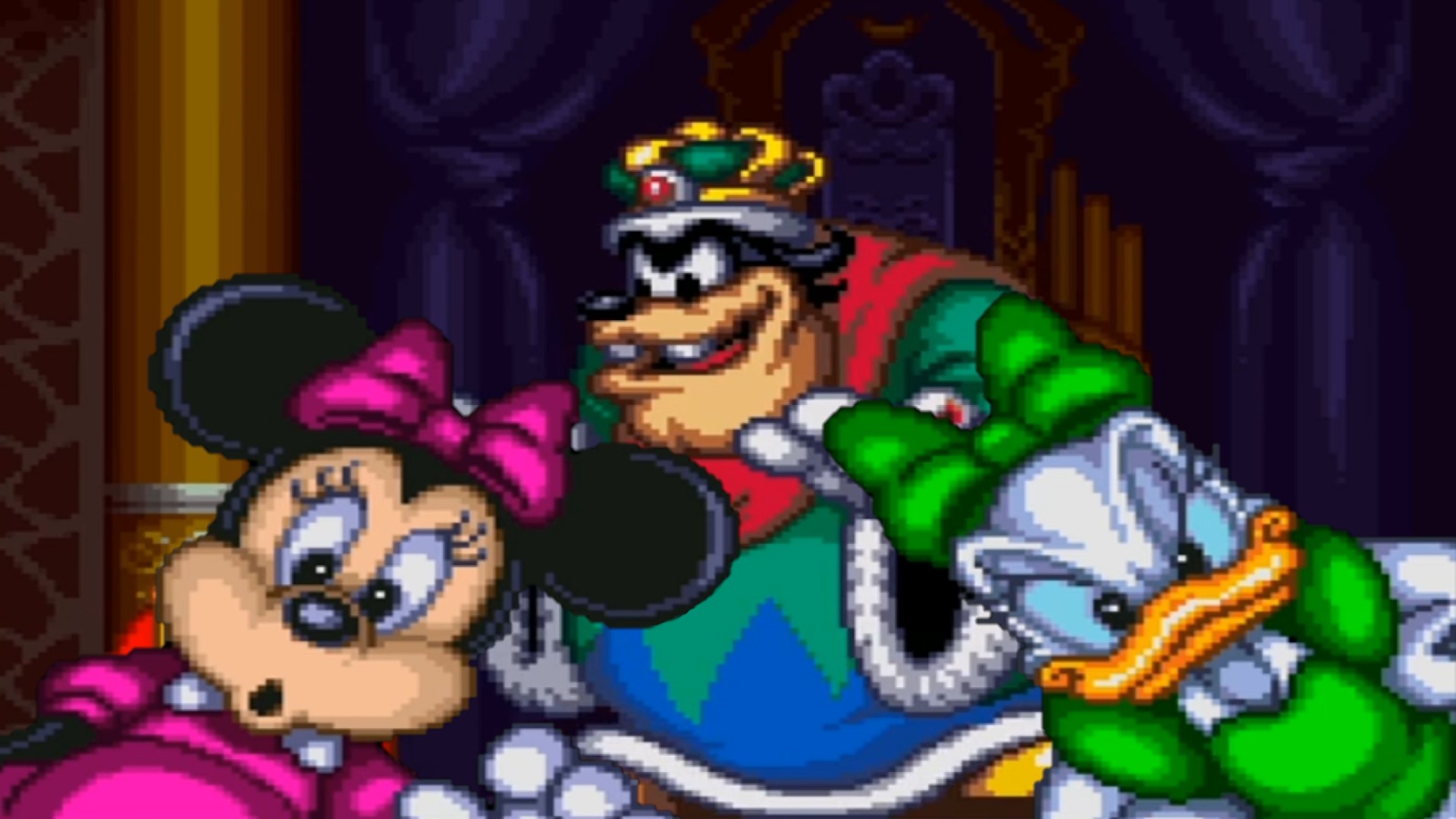 [SNES] Mickey to Donald: Magical Adventure 3 [Король Пит / Все Боссы]