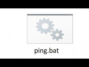 Как создать bat файл с пингом ip или адреса ?