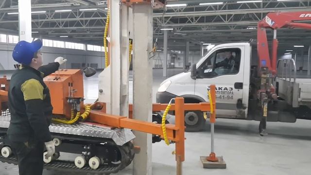 Сваебойная установка составная свая часть 1