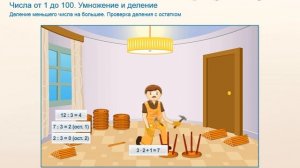 деление меньшего числа на большее проверка деления с остатком