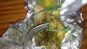 Курица приготовленная на пару очень вкусненько.Курица приготовленная в фольге