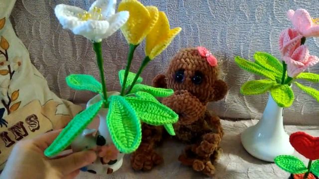 Пробую вязать цветы и интерьерные игрушки смотреть онлайн