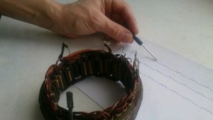 Видеоинструкция 2. Проверка статора автомобильного генератора.