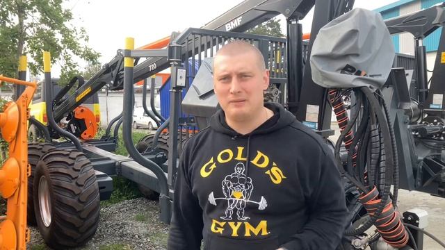 Мини форвардер АМКОДОР 2310 (грузоподъёмность 10т.) смотреть онлайн