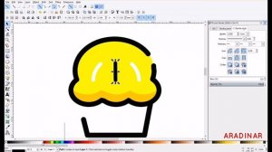 Tutorial Desain Grafis vektor Cake Zupa di inkscape MBE style | CorelDraw | Adobe illustrator