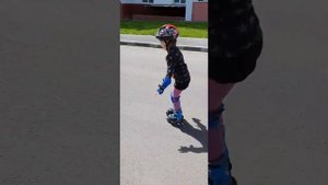 Катание на роликах. Ролики Rollerdlade. Катание спустя 2 месяца
