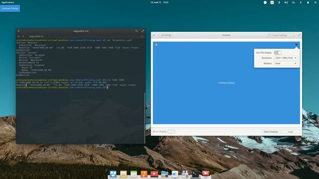 VMWare Ubuntu ElementaryOS FullHD resolution fix 1920x1080 смотреть онлайн
