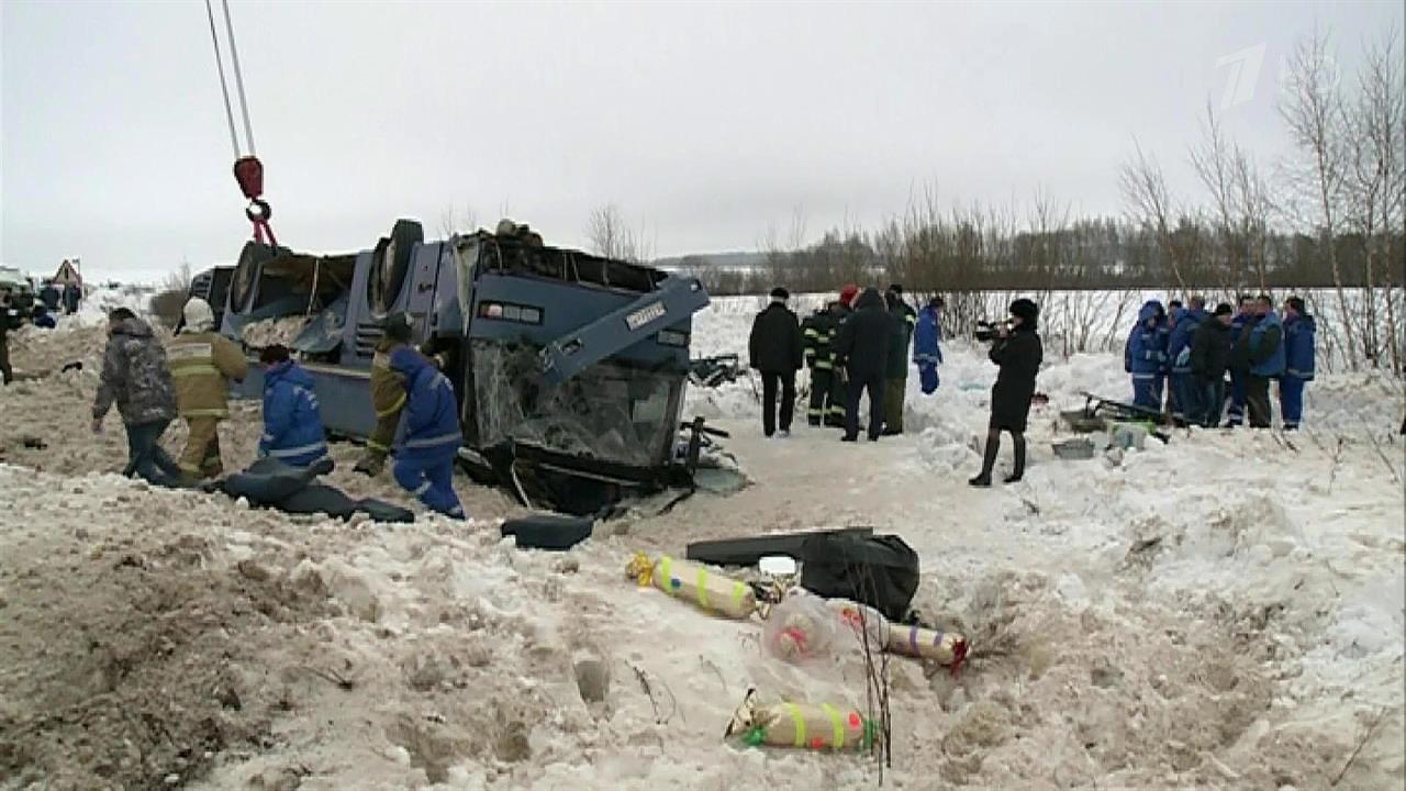 Суд в Калуге арестовал водителя, который был за рулем автобуса, попавшего в аварию 3 февраля