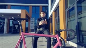Fixed Gear Brest.  Bike messenger from Wroclaw. Наш фиксер в Польше)