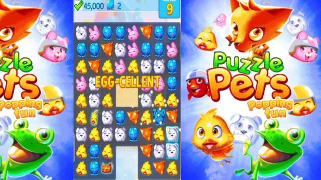 Puzzle Pets Popping Fun Mobile Game Level 37/38 смотреть онлайн