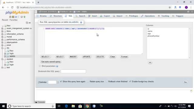 how to Insert Data from Java into the Database смотреть онлайн