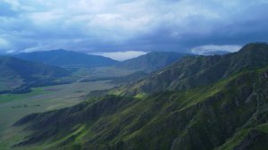 Село Шашикман, вид на горы