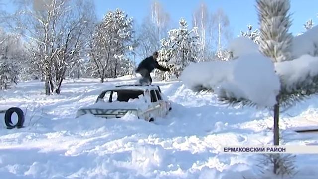 Парк "снежных развлечений" (Енисей Минусинск) смотреть онлайн