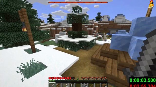 Minecraft Java Speedrun: Hero Of The Village | Random Seed Glitchless | In 5:49.617 IGT смотреть онлайн