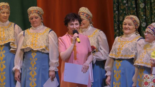 Устьянском народному хору 55  (торжественная часть )