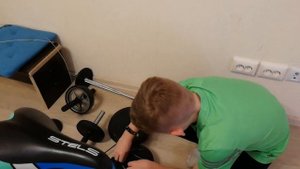 Ремонт велосипеда. Замена тросика заднего тормоза.