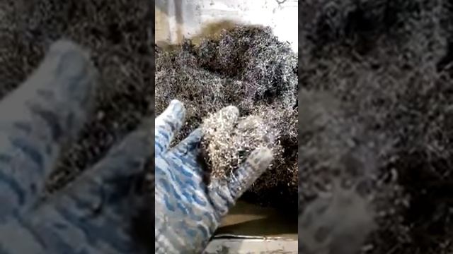 Прессуем металлическую стружку. Пресс ВейстМастер RUF. смотреть онлайн