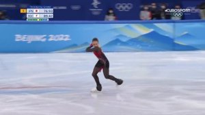 Камила Валиева. Произвольная программа. Олимпиада 2022. Командные соревнования.