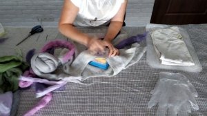 Валяние на трикотаже. Украшаем вязаную кофточку валяными цветами