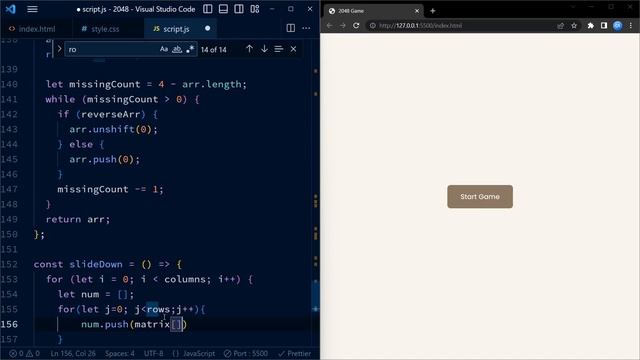 2048 Game | Javascript Project With Source Code смотреть онлайн