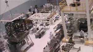 Time-lapse: WebbCam View of James Webb Space Telescope Instrument Module Move