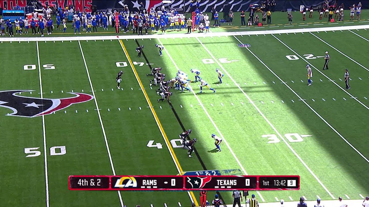 Eli Neal recovers Desmond King's muffed punt to put Rams in Texans' red zone