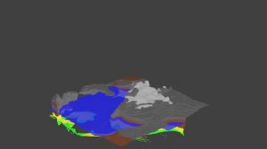 Cubic Voxel terain in Ursina using Pure Python